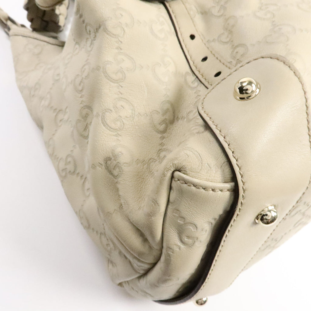 GUCCI Gucci Gg Ghw Pelham Shoulder Bag 137621 Calfskin Leather White image 14