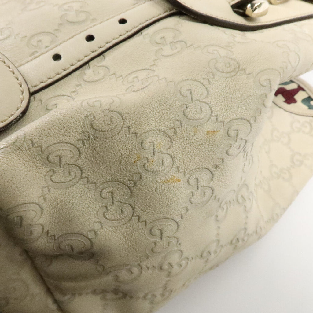 GUCCI Gucci Gg Ghw Pelham Shoulder Bag 137621 Calfskin Leather White image 15