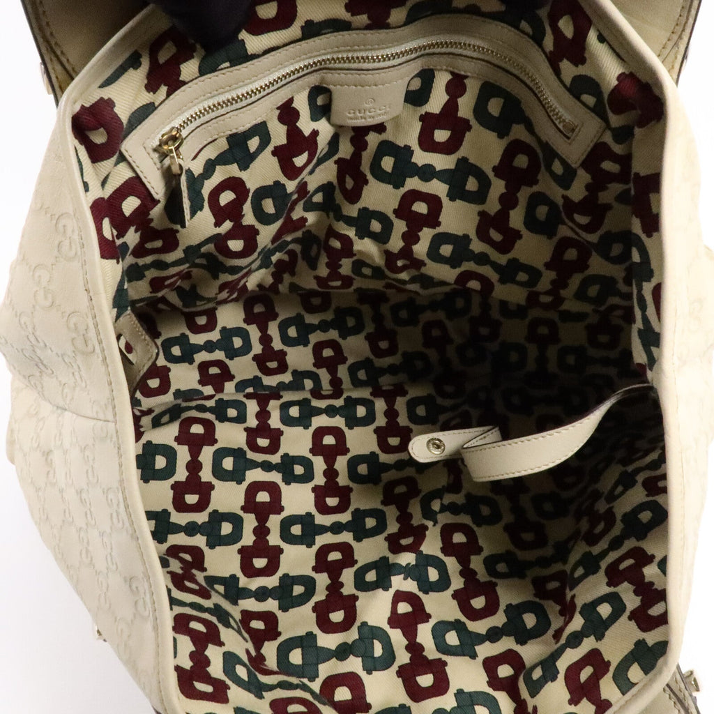 GUCCI Gucci Gg Ghw Pelham Shoulder Bag 137621 Calfskin Leather White image 5