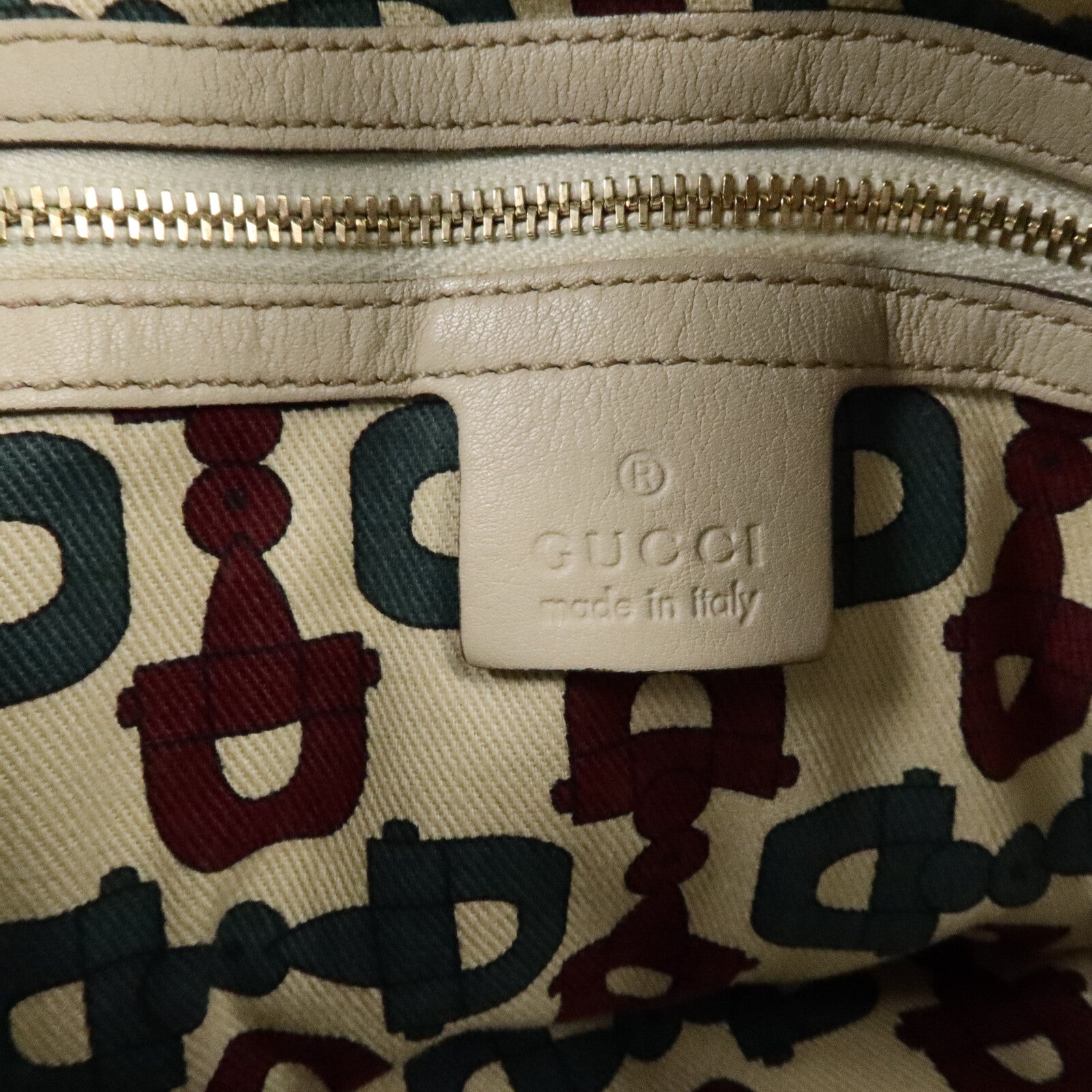GUCCI Gucci Gg Ghw Pelham Shoulder Bag 137621 Calfskin Leather White image 6
