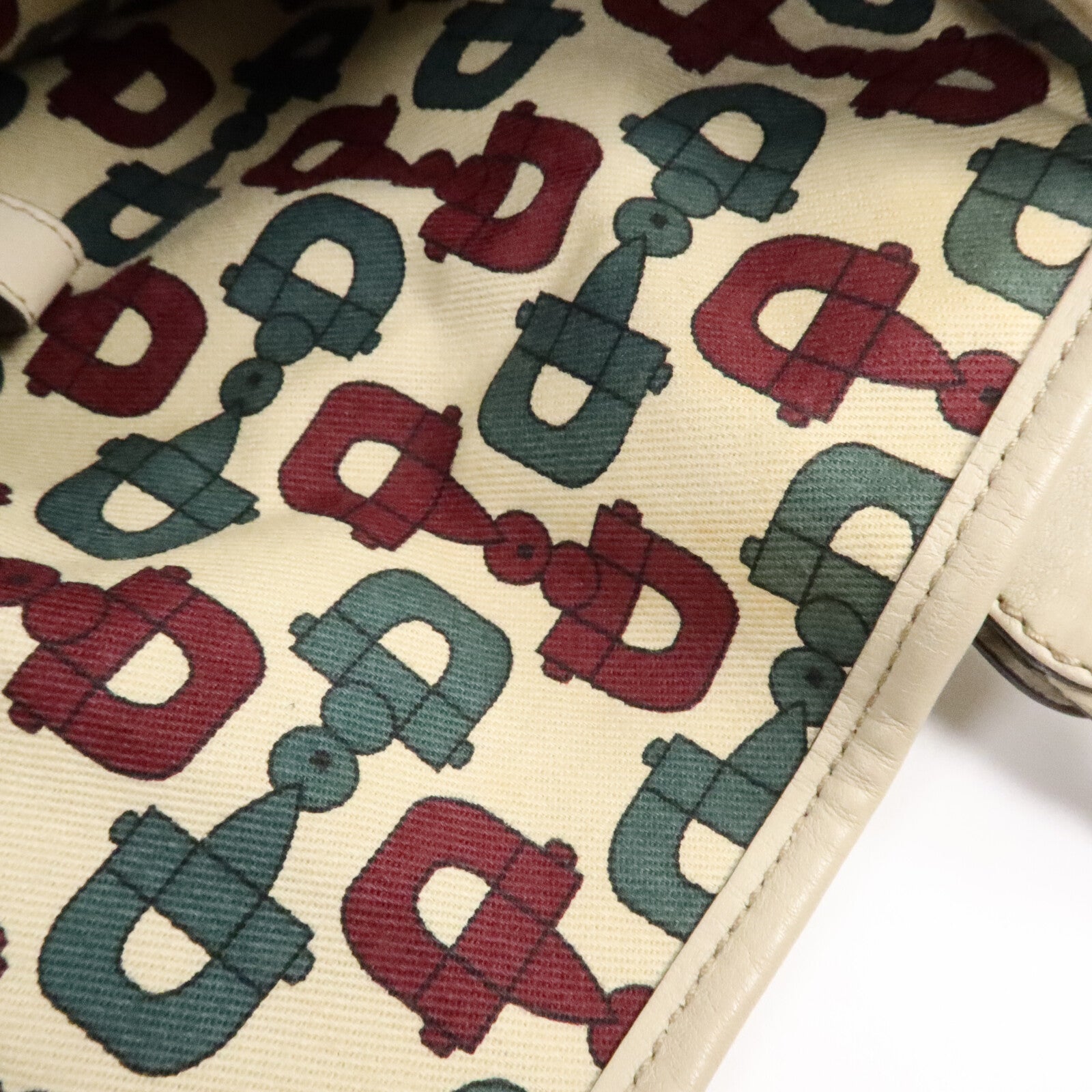 GUCCI Gucci Gg Ghw Pelham Shoulder Bag 137621 Calfskin Leather White image 17
