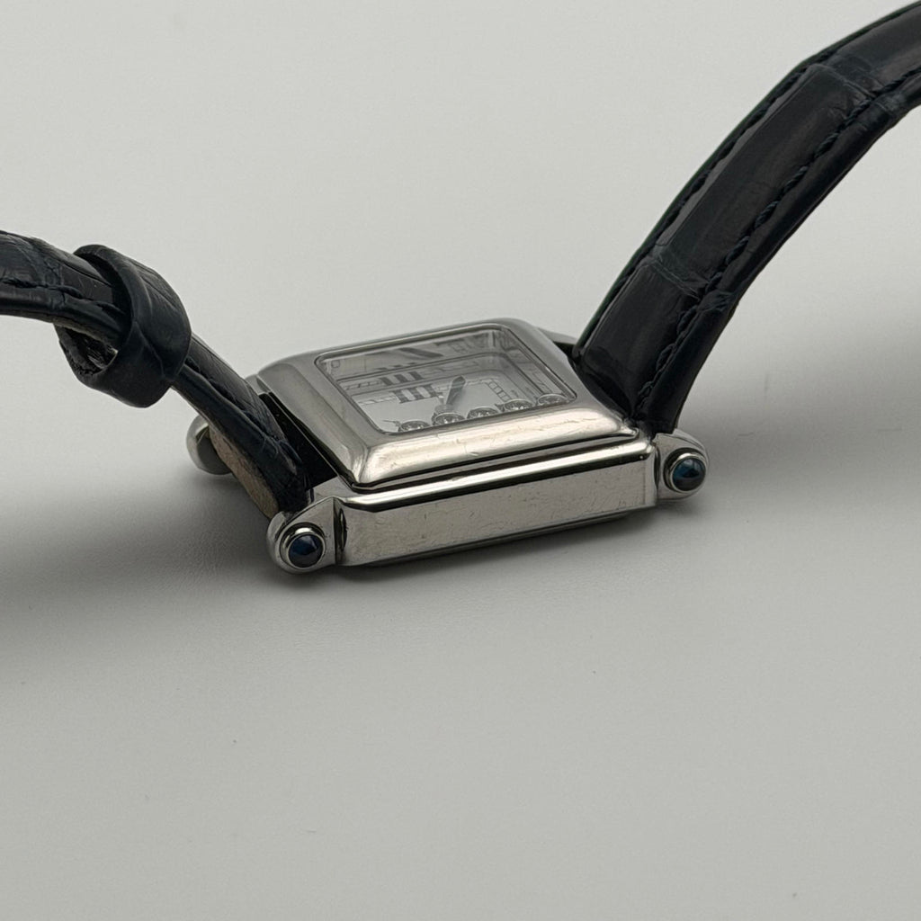 Chopard Happy Sport Diamond Square Watch – Stainless Steel – Swiss Made