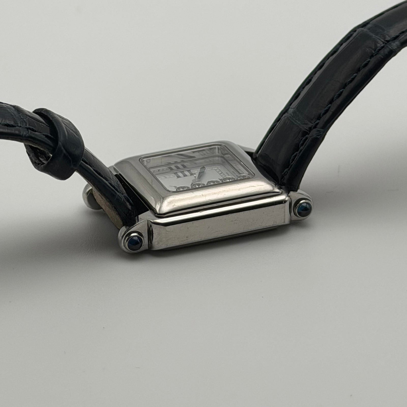 Chopard Happy Sport Diamond Square Watch – Stainless Steel – Swiss Made