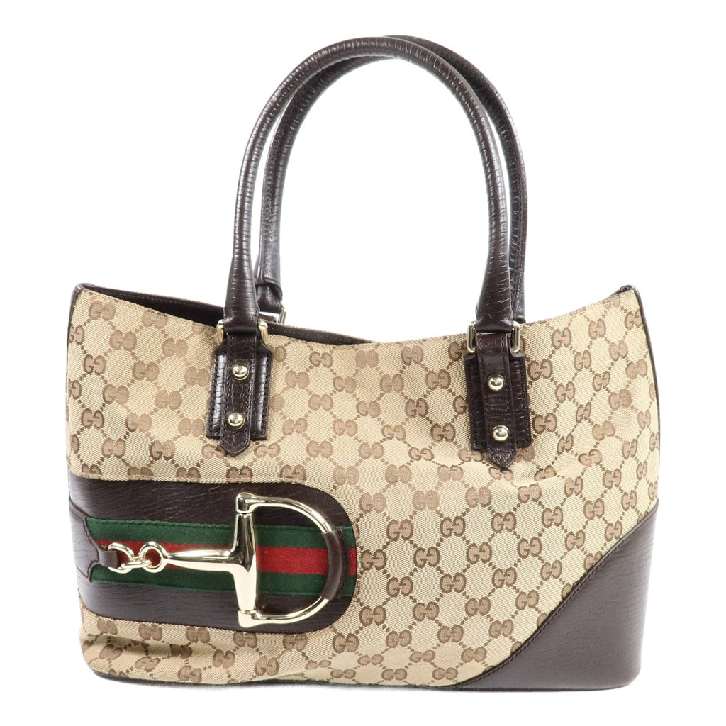 GUCCI Gucci Gg Ghw Shoulder Bag 137385 Gg Canvas Brown image 1