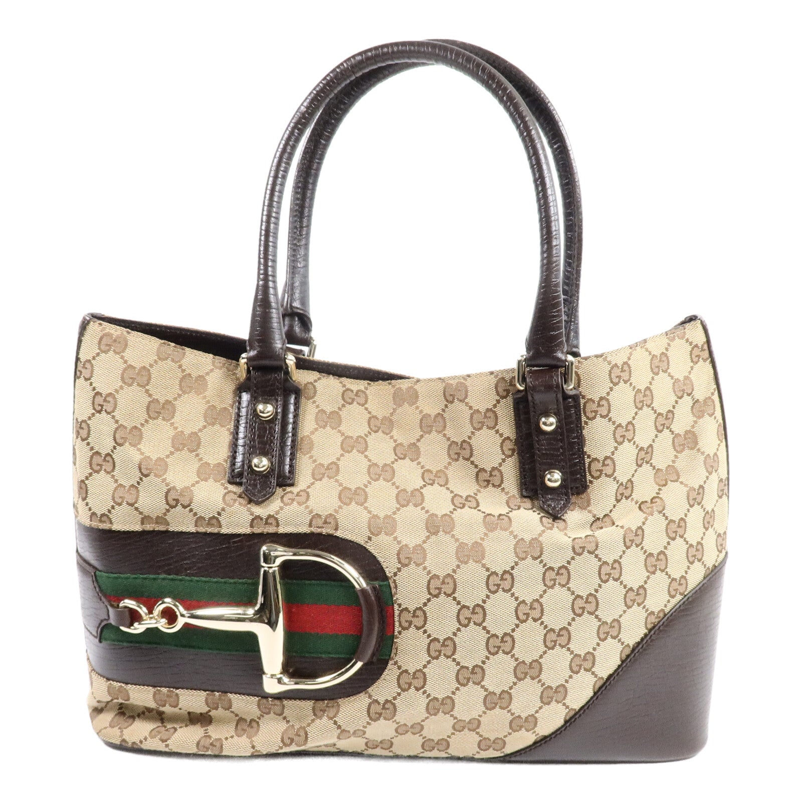 GUCCI Gucci Gg Ghw Shoulder Bag 137385 Gg Canvas Brown image 1