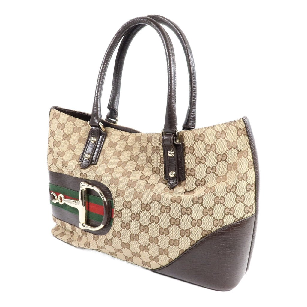 GUCCI Gucci Gg Ghw Shoulder Bag 137385 Gg Canvas Brown image 3