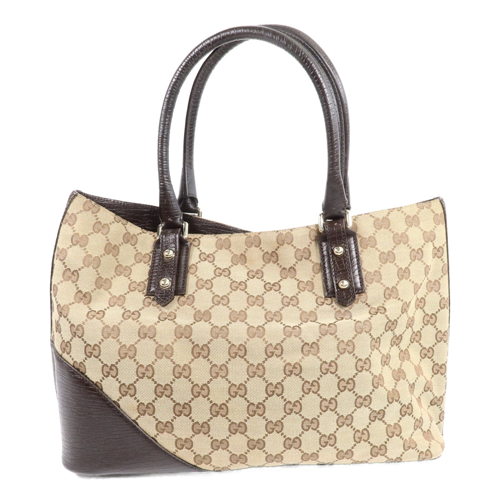 GUCCI Gucci Gg Ghw Shoulder Bag 137385 Gg Canvas Brown image 2