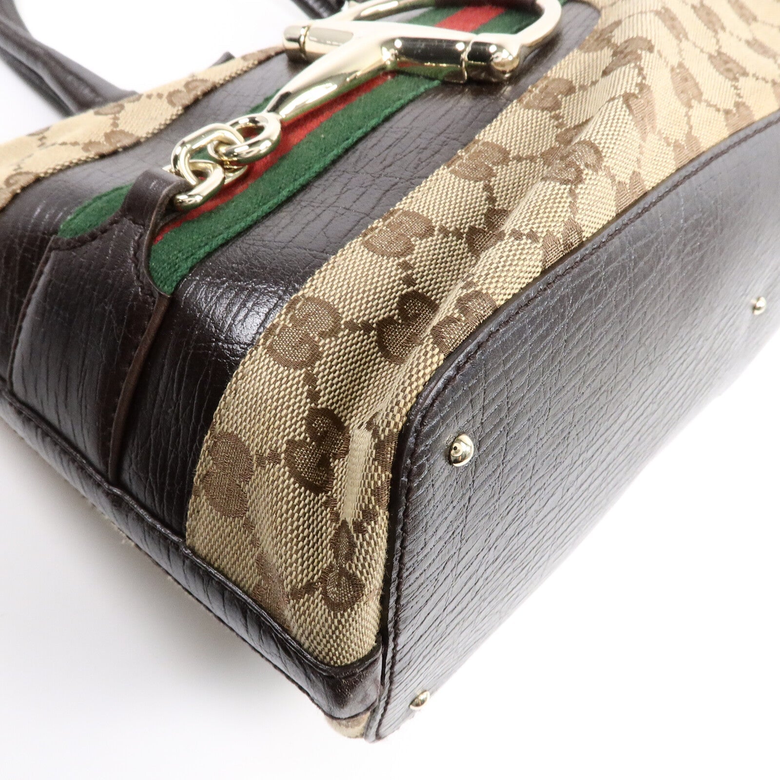 GUCCI Gucci Gg Ghw Shoulder Bag 137385 Gg Canvas Brown image 12