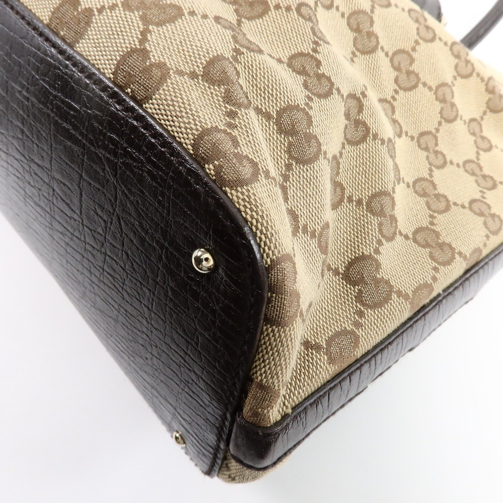 GUCCI Gucci Gg Ghw Shoulder Bag 137385 Gg Canvas Brown image 13