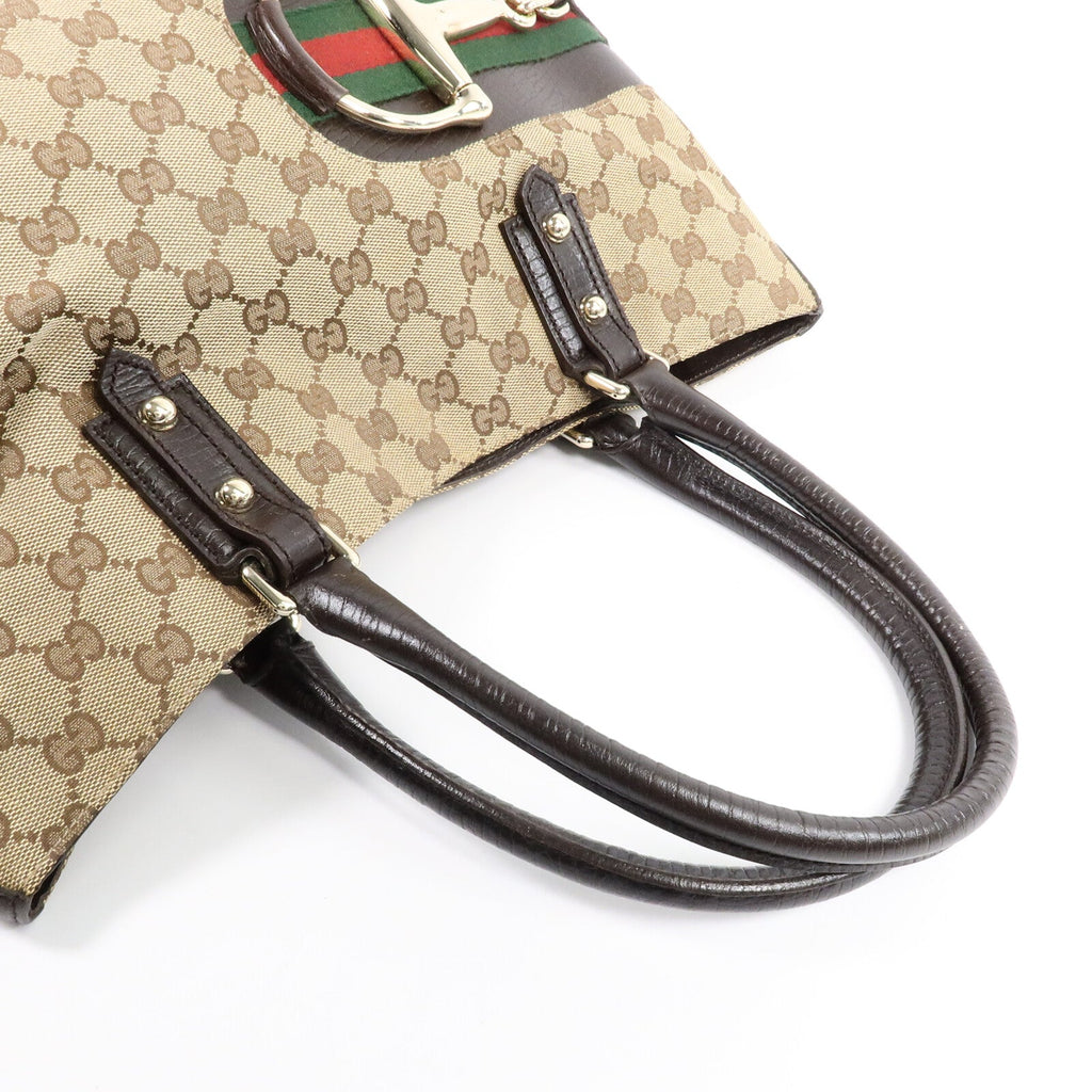 GUCCI Gucci Gg Ghw Shoulder Bag 137385 Gg Canvas Brown image 9