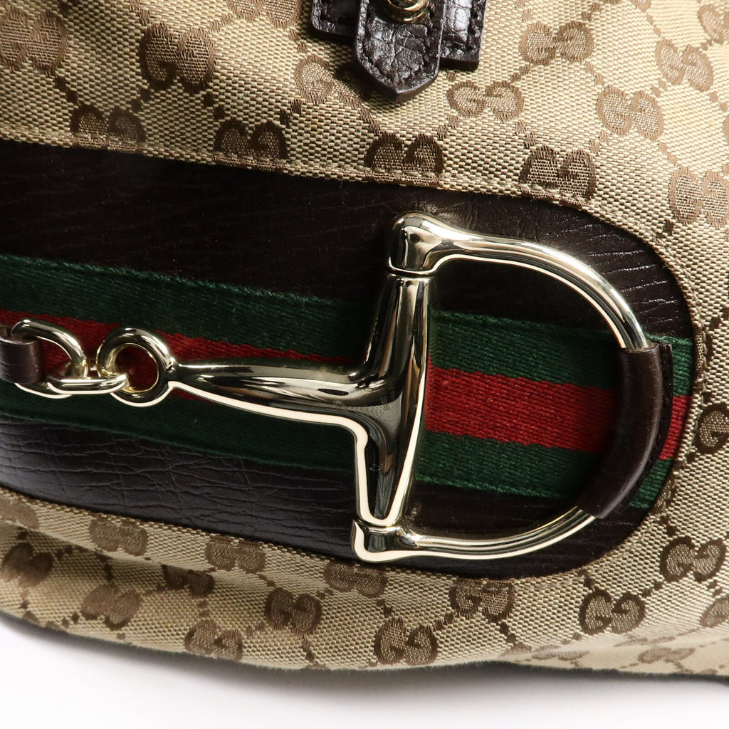 GUCCI Gucci Gg Ghw Shoulder Bag 137385 Gg Canvas Brown image 7