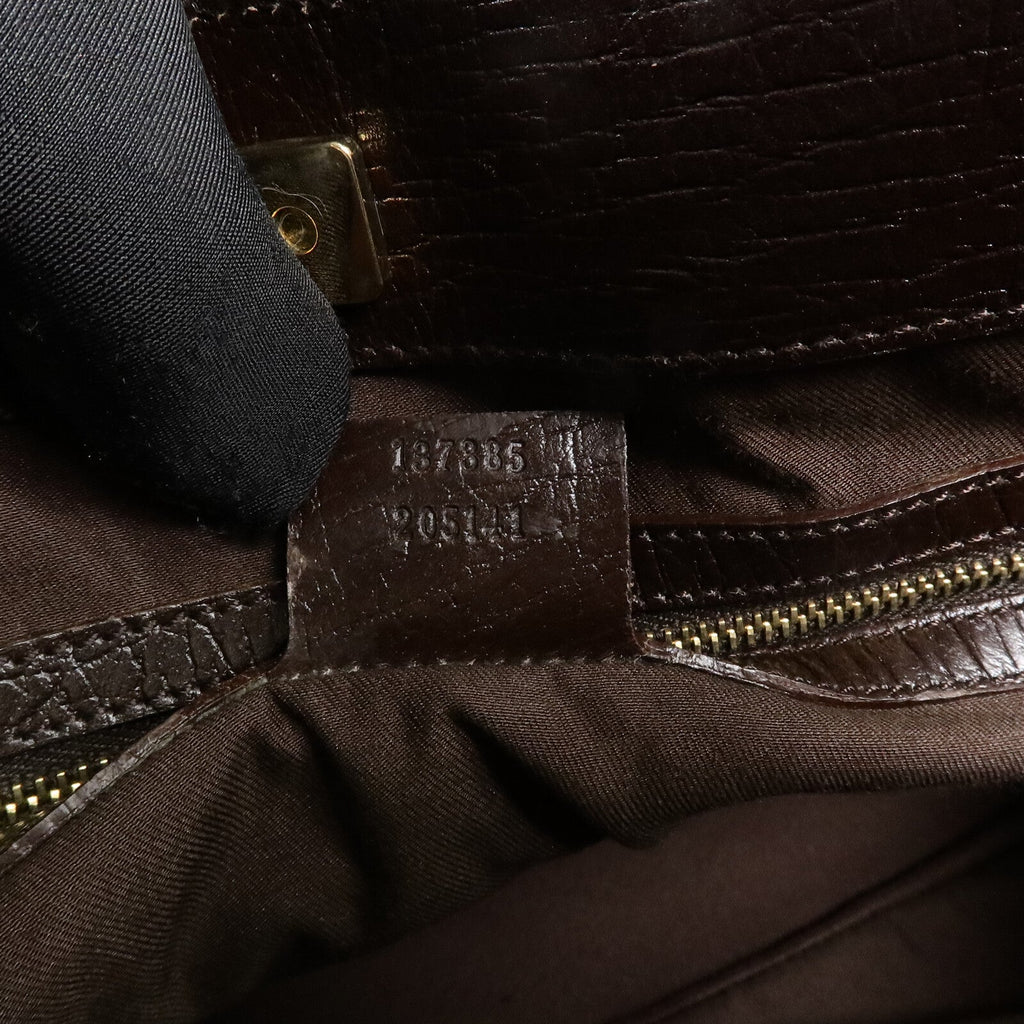 GUCCI Gucci Gg Ghw Shoulder Bag 137385 Gg Canvas Brown image 8