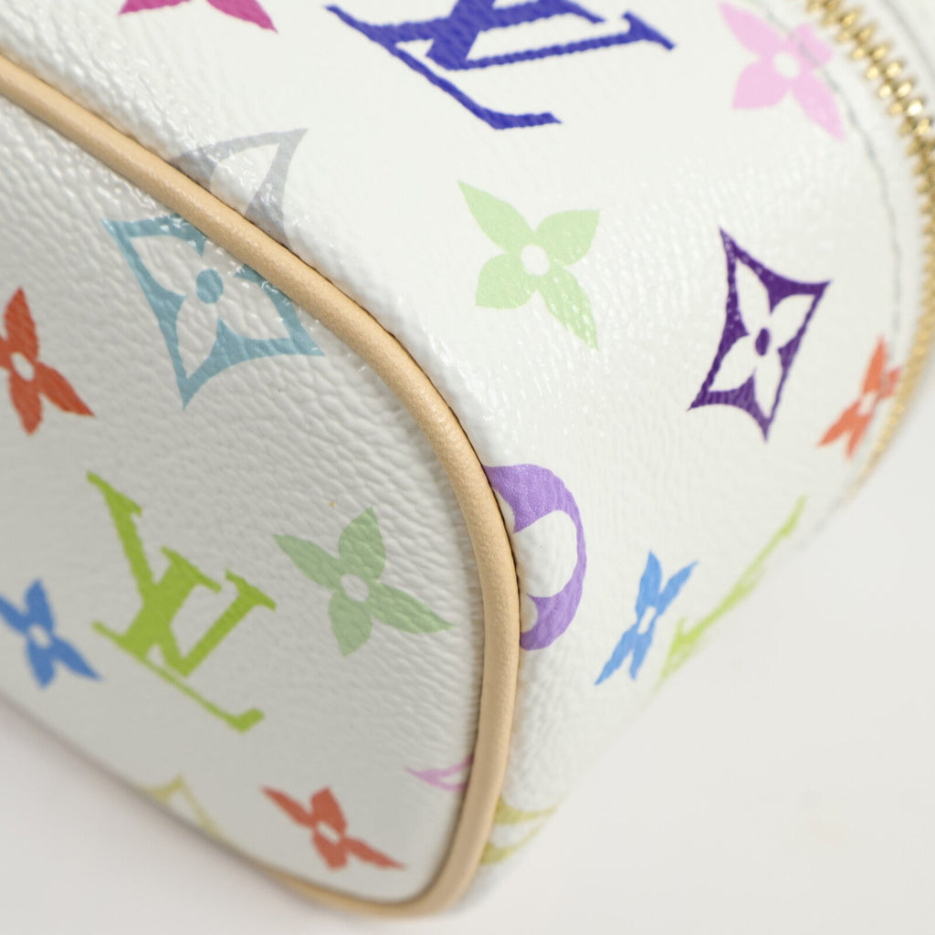 LOUIS VUITTON Louis Vuitton Ghw Lv X Tm Nice Nano Hand Bag M27941 Monogram Multicolore White image 9