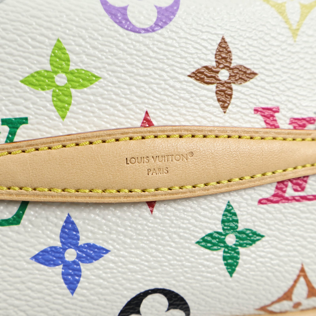 LOUIS VUITTON Louis Vuitton Ghw Lv X Tm Nice Nano Hand Bag M27941 Monogram Multicolore White image 6