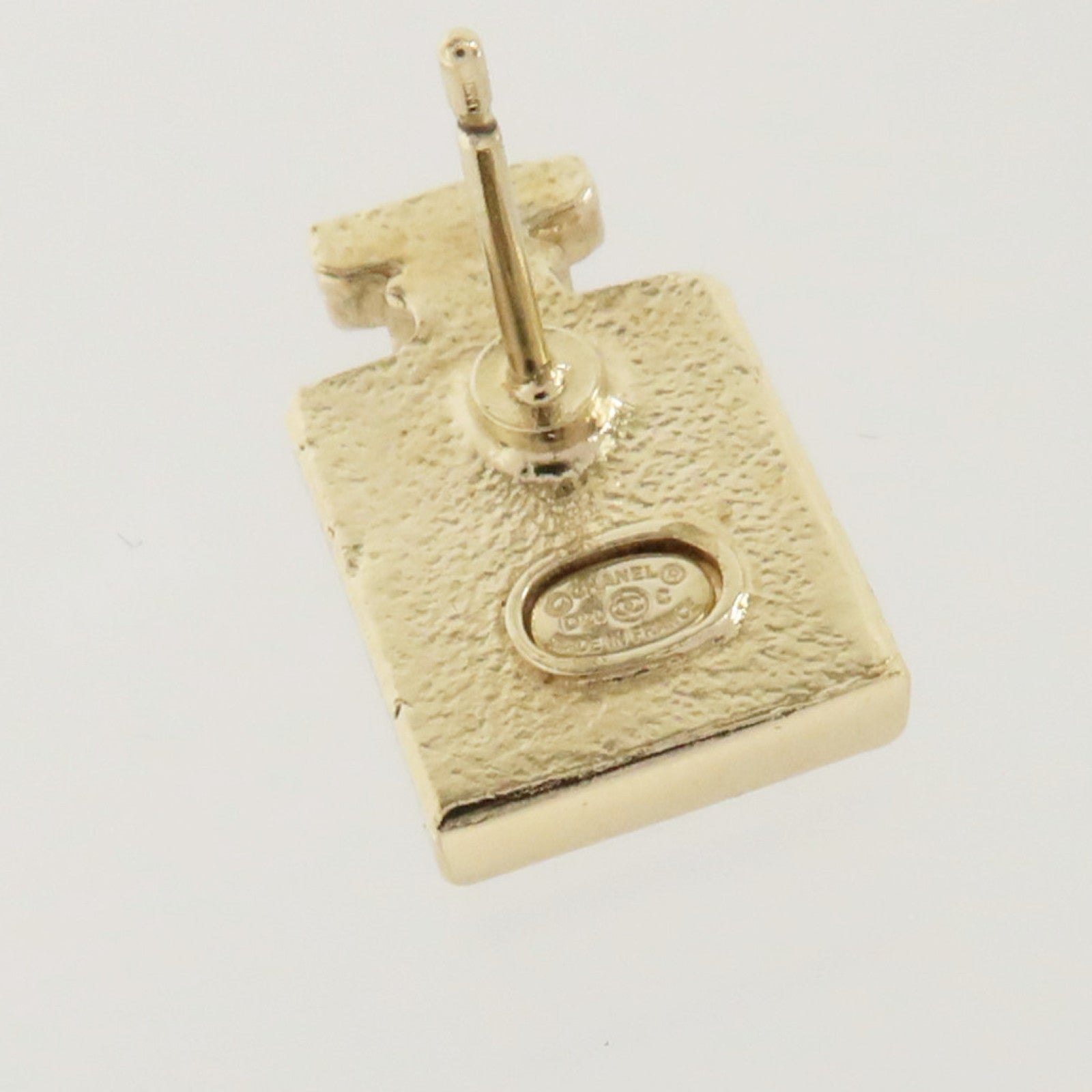 CHANEL Chanel Cc Earrings Metal Gold image 6