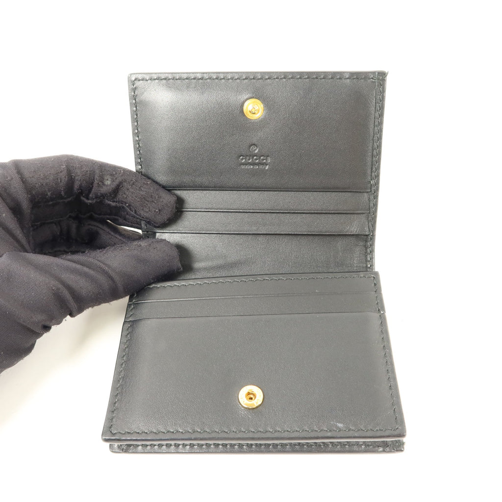 GUCCI Gucci Gg Ghw Gg Supreme Bees Folded Wallet Coated Canvas/Calfskin Leather Beige image 5