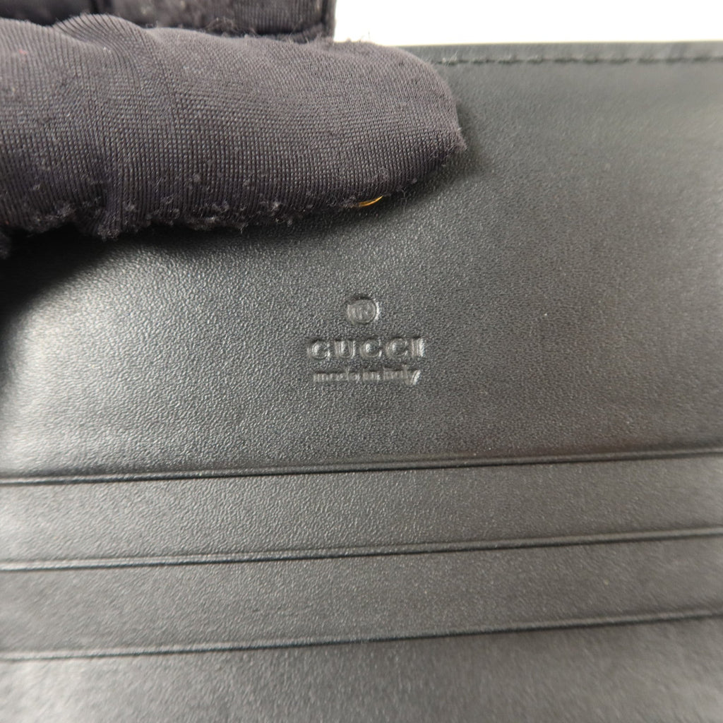 GUCCI Gucci Gg Ghw Gg Supreme Bees Folded Wallet Coated Canvas/Calfskin Leather Beige image 8