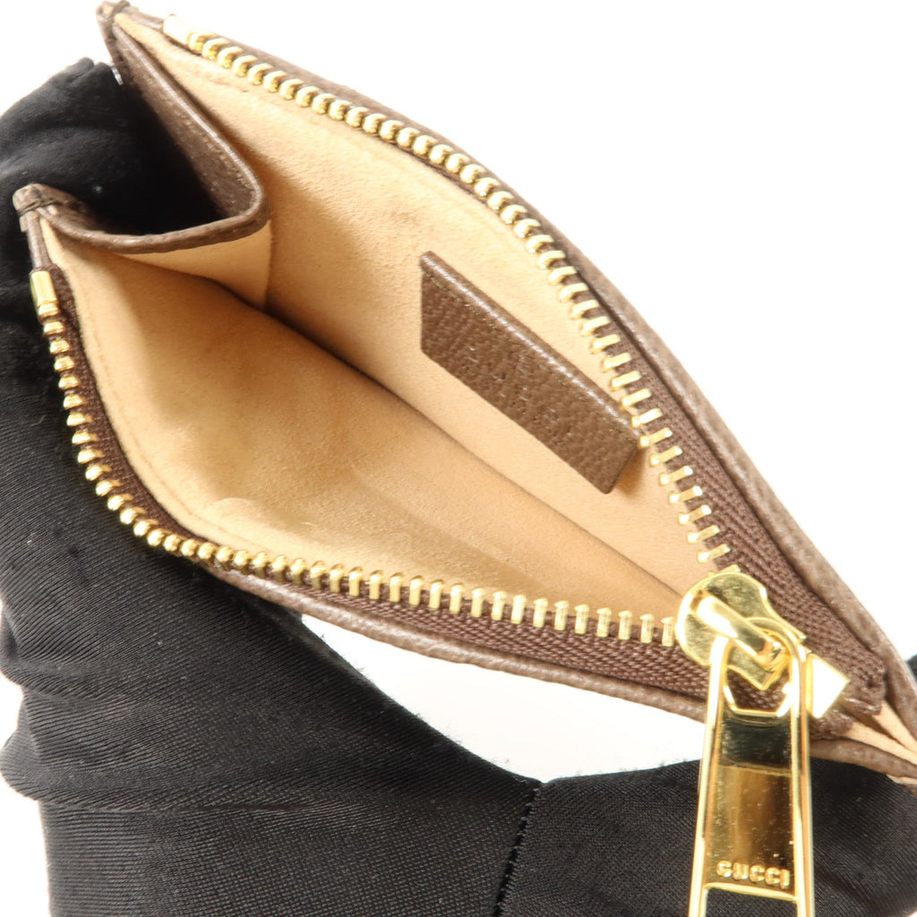 GUCCI Gucci Gg Ghw Card Holder 671723 Coated Canvas Brown image 5