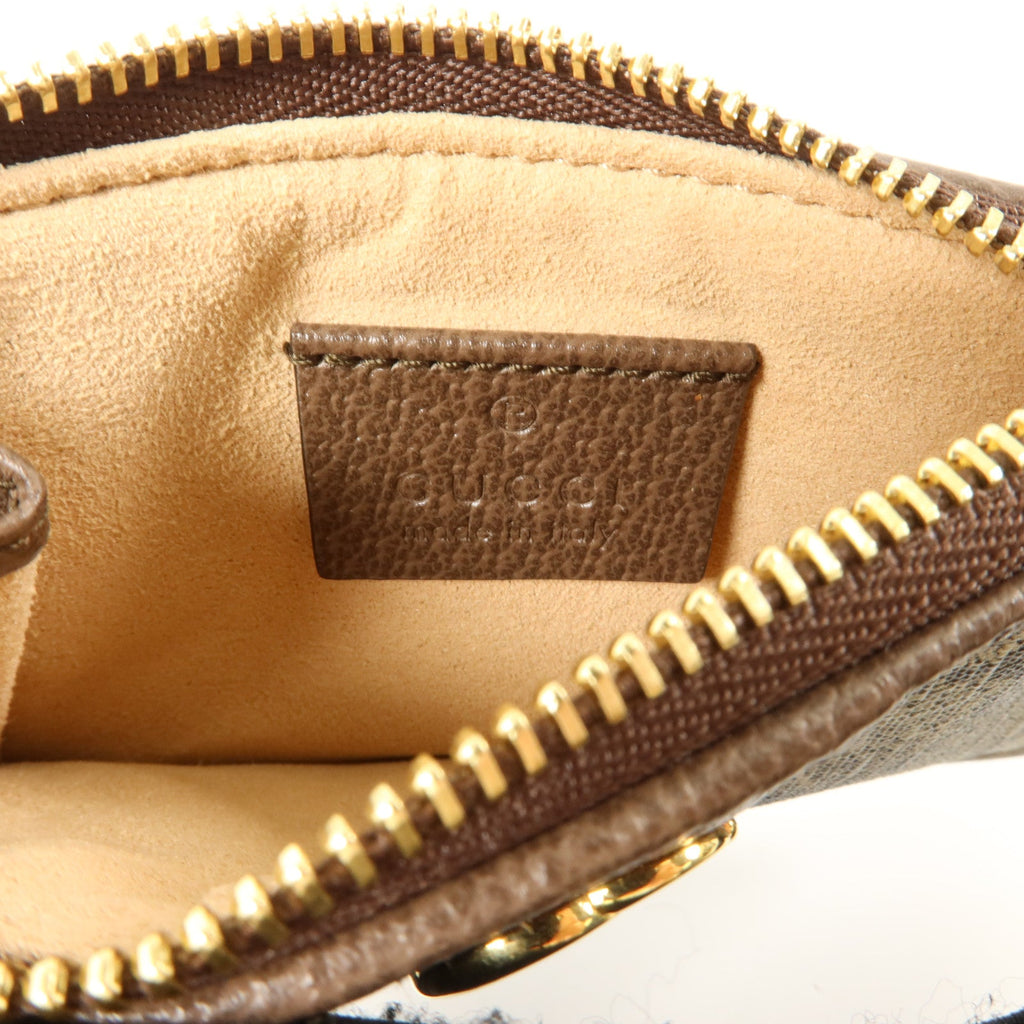 GUCCI Gucci Gg Ghw Card Holder 671723 Coated Canvas Brown image 6