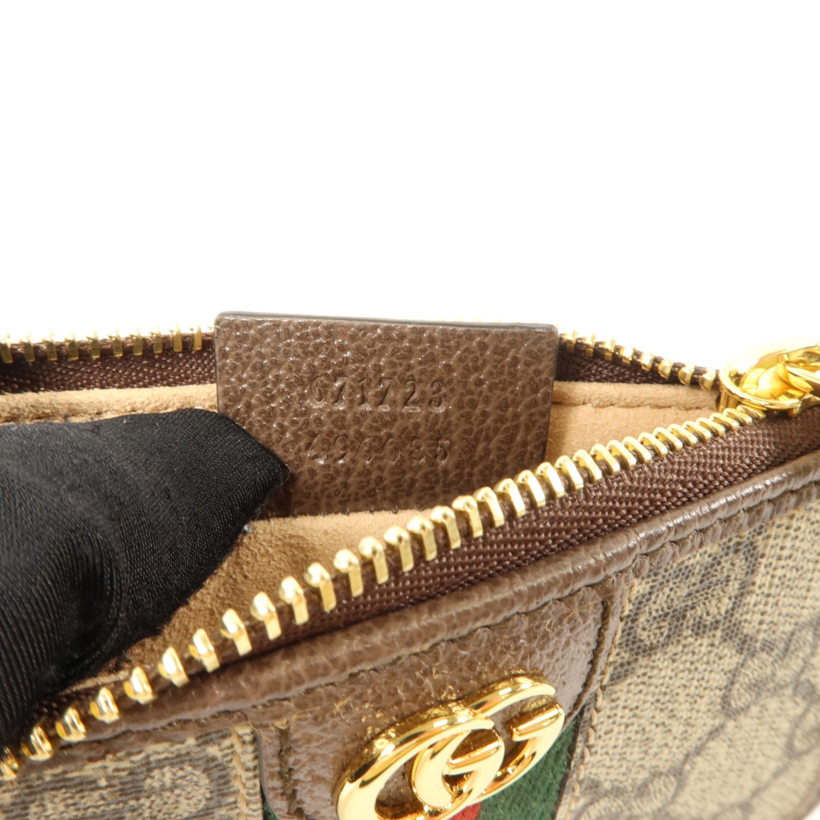 GUCCI Gucci Gg Ghw Card Holder 671723 Coated Canvas Brown image 7