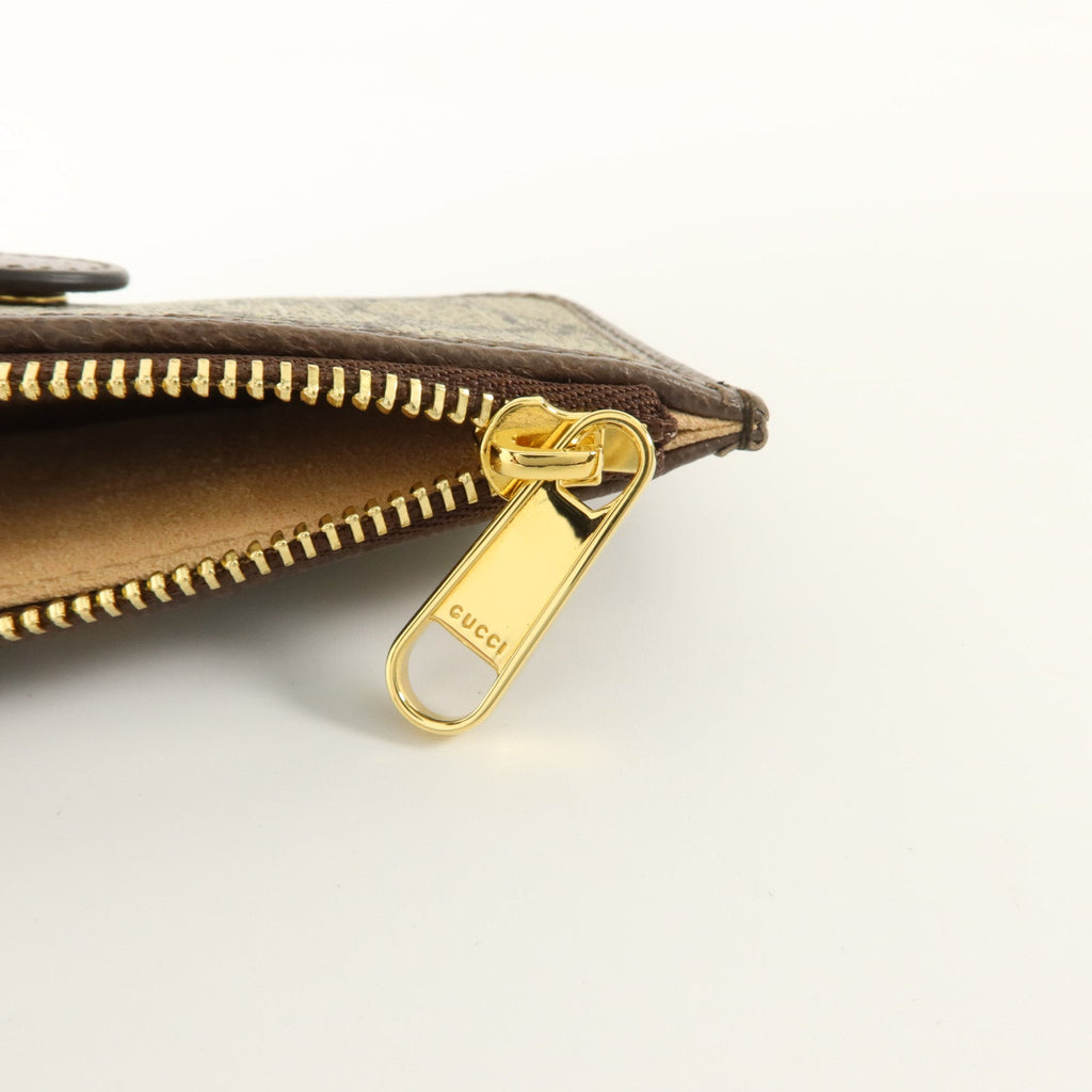 GUCCI Gucci Gg Ghw Card Holder 671723 Coated Canvas Brown image 8