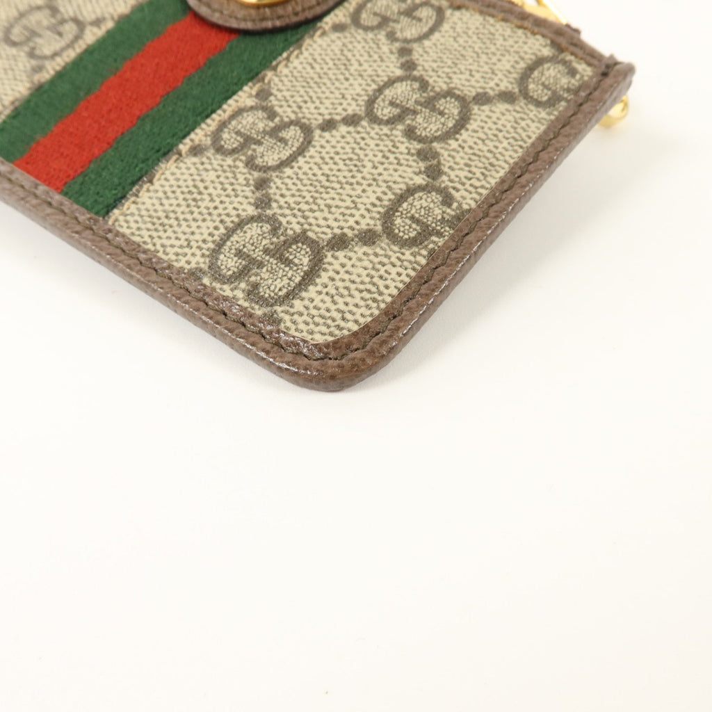 GUCCI Gucci Gg Ghw Card Holder 671723 Coated Canvas Brown image 10
