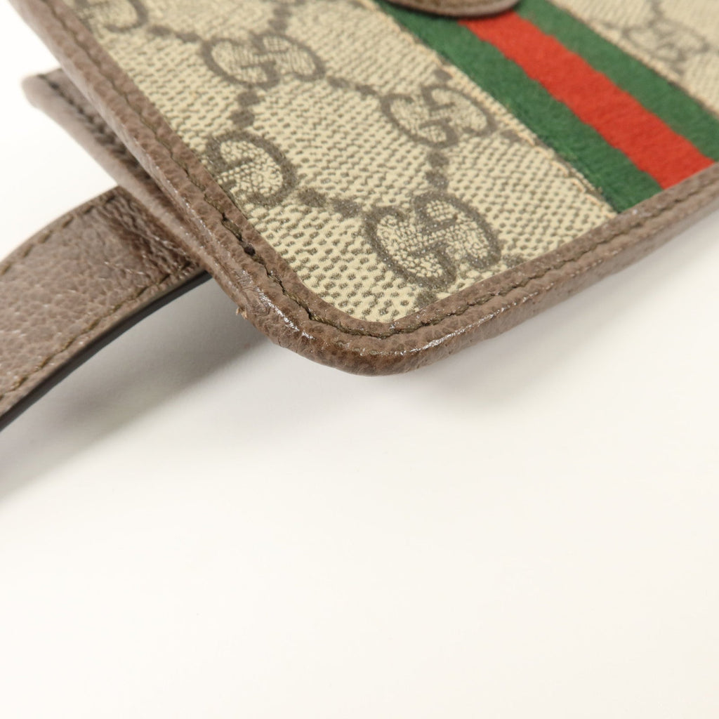 GUCCI Gucci Gg Ghw Card Holder 671723 Coated Canvas Brown image 11