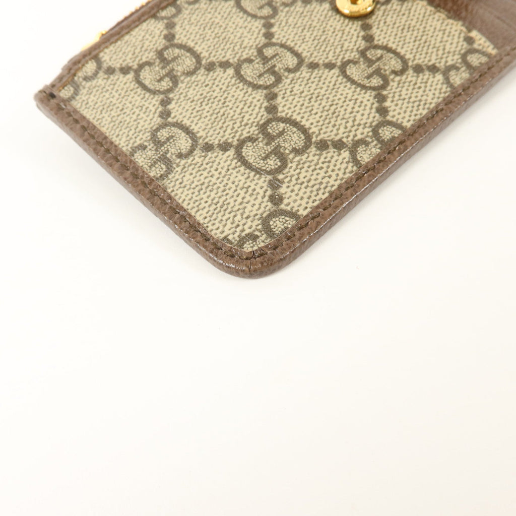 GUCCI Gucci Gg Ghw Card Holder 671723 Coated Canvas Brown image 13