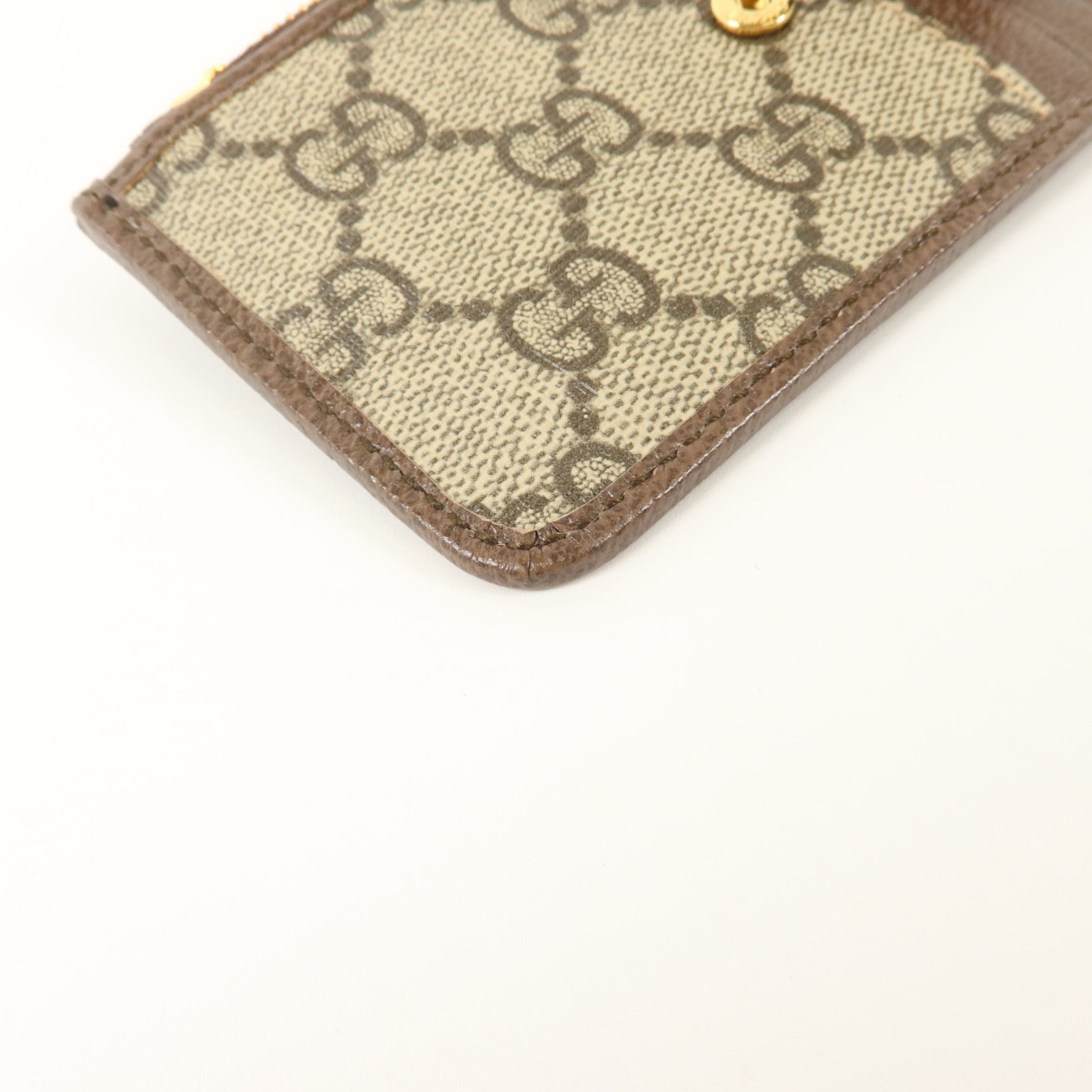 GUCCI Gucci Gg Ghw Card Holder 671723 Coated Canvas Brown image 13