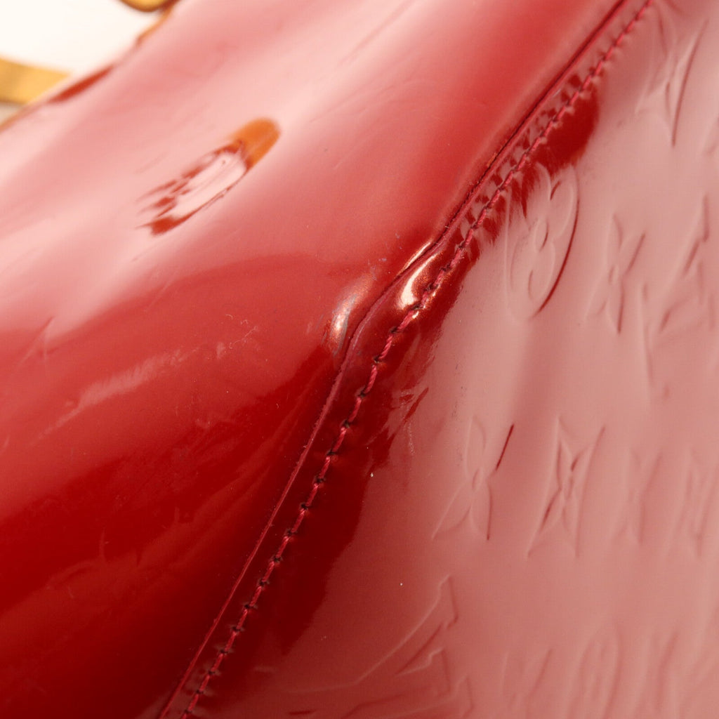 LOUIS VUITTON Louis Vuitton Lv Ghw Bellevue Pm Handbag M93583 Monogram Vernis Red image 13
