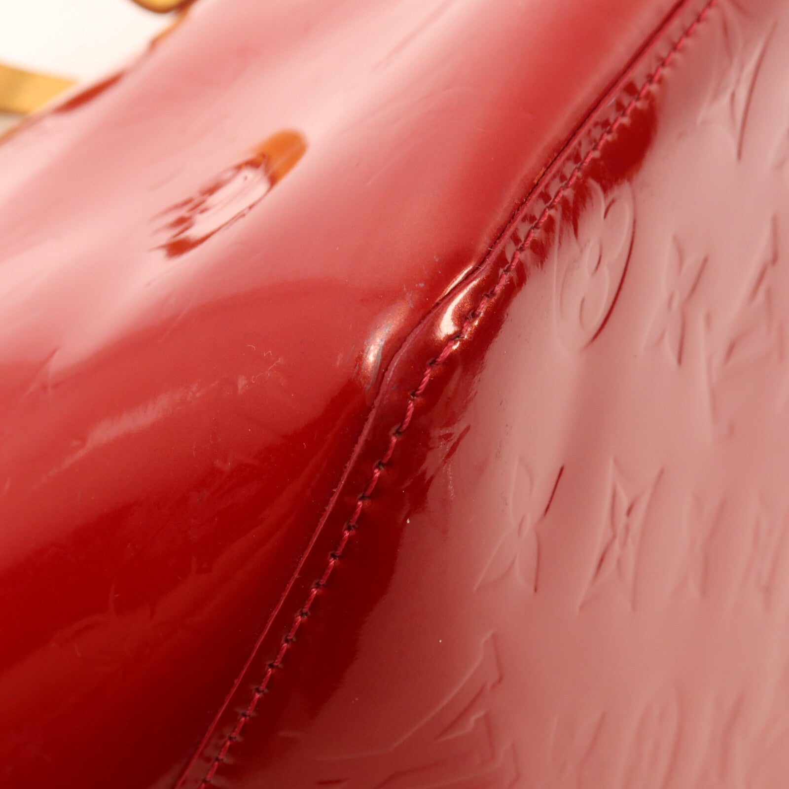 LOUIS VUITTON Louis Vuitton Lv Ghw Bellevue Pm Handbag M93583 Monogram Vernis Red image 13