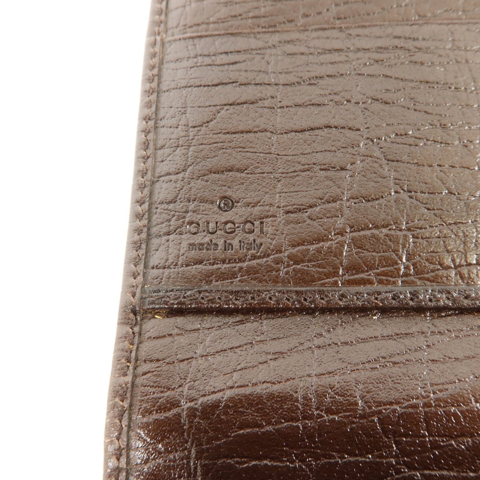 GUCCI Gucci Gg Ghw Vintage Web Horsebit Long Trifold Wallet 138032 Gg Canvas Brown image 7