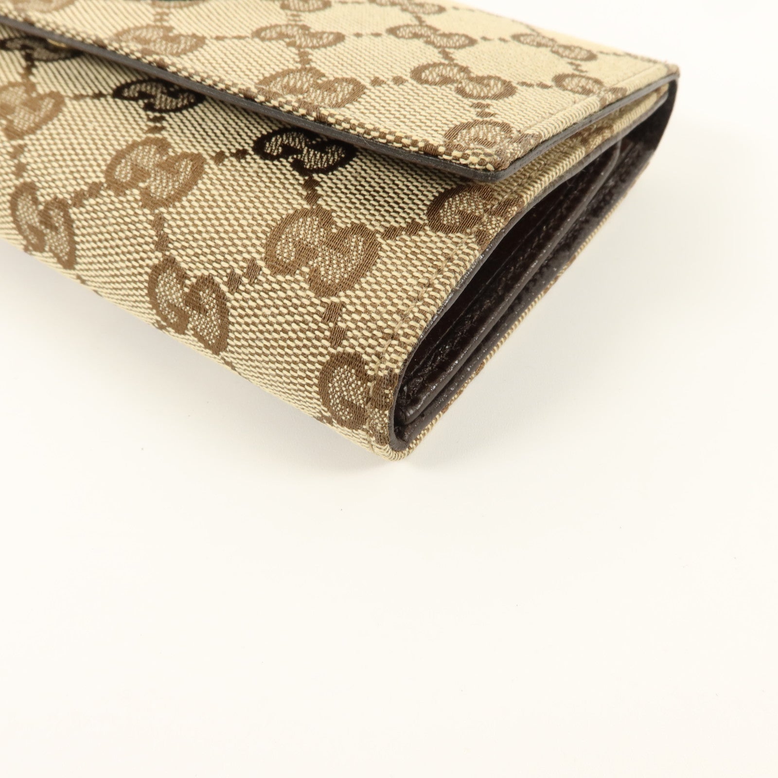 GUCCI Gucci Gg Ghw Vintage Web Horsebit Long Trifold Wallet 138032 Gg Canvas Brown image 10