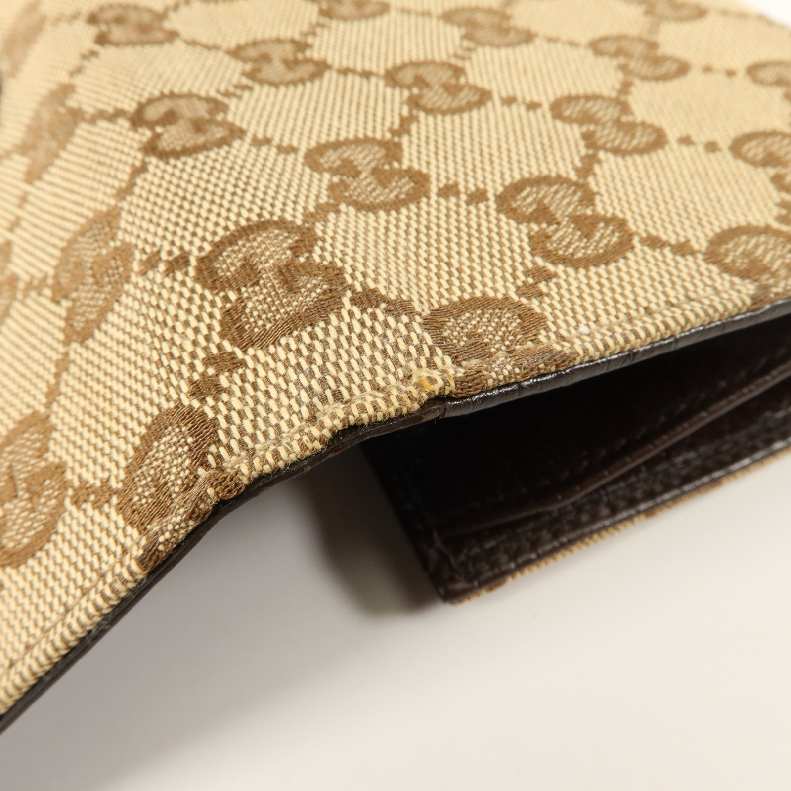 GUCCI Gucci Gg Ghw Vintage Web Horsebit Long Trifold Wallet 138032 Gg Canvas Brown image 16