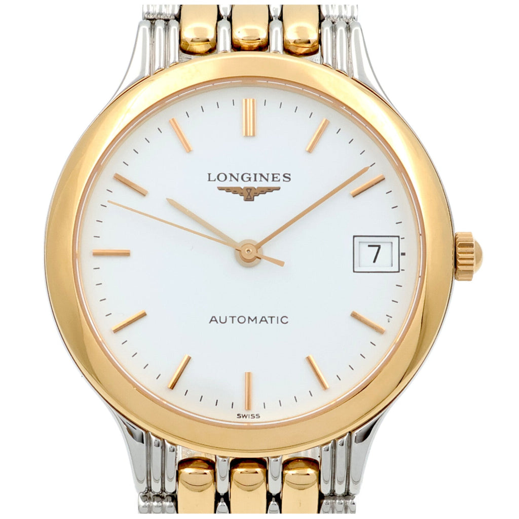 LONGINES Longines La Grande Classique L5.650.3 Automatic Watch Ss/Gold Plated White image 1