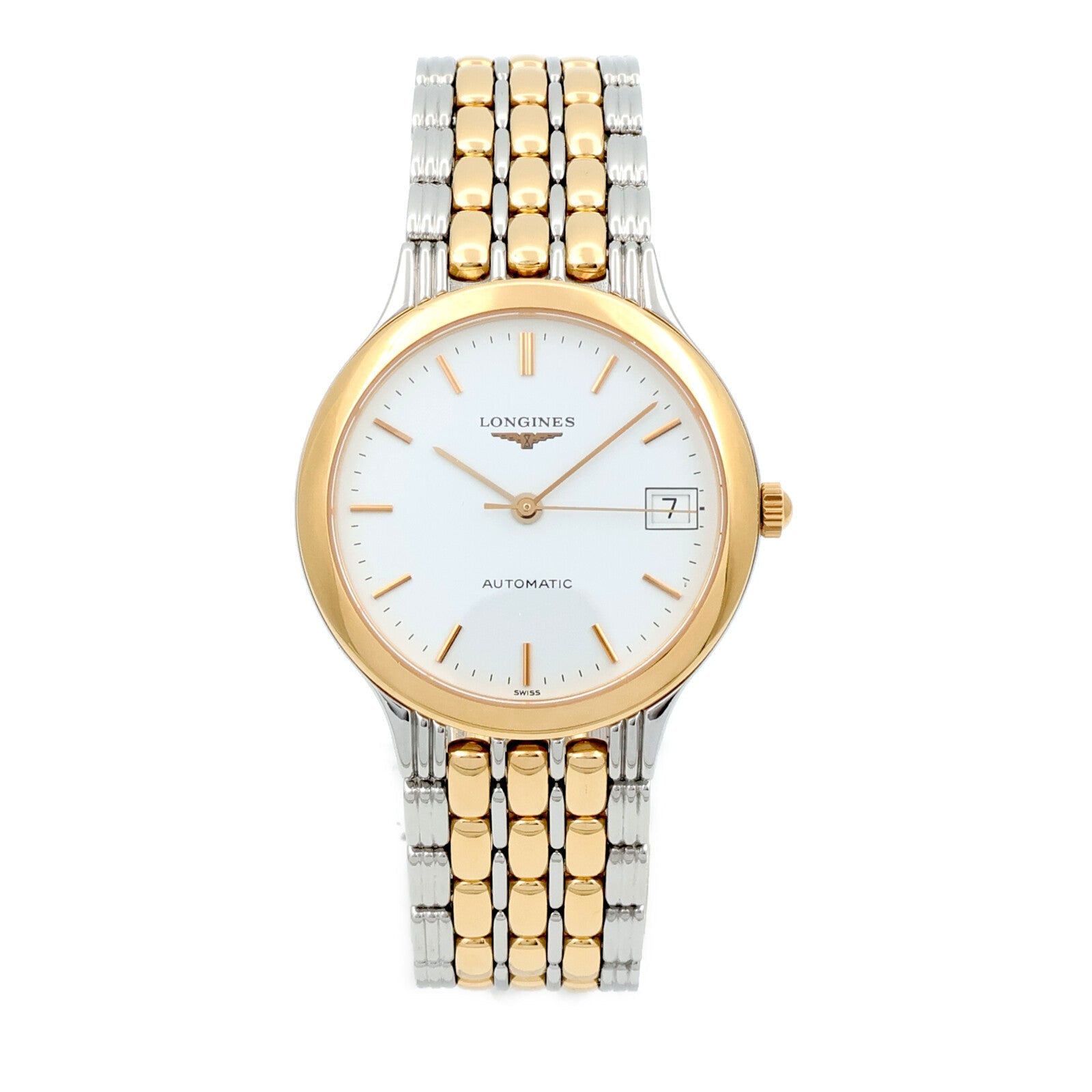 LONGINES Longines La Grande Classique L5.650.3 Automatic Watch Ss/Gold Plated White image 2