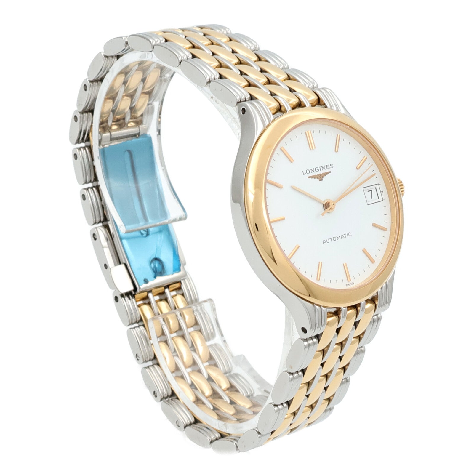 LONGINES Longines La Grande Classique L5.650.3 Automatic Watch Ss/Gold Plated White image 4