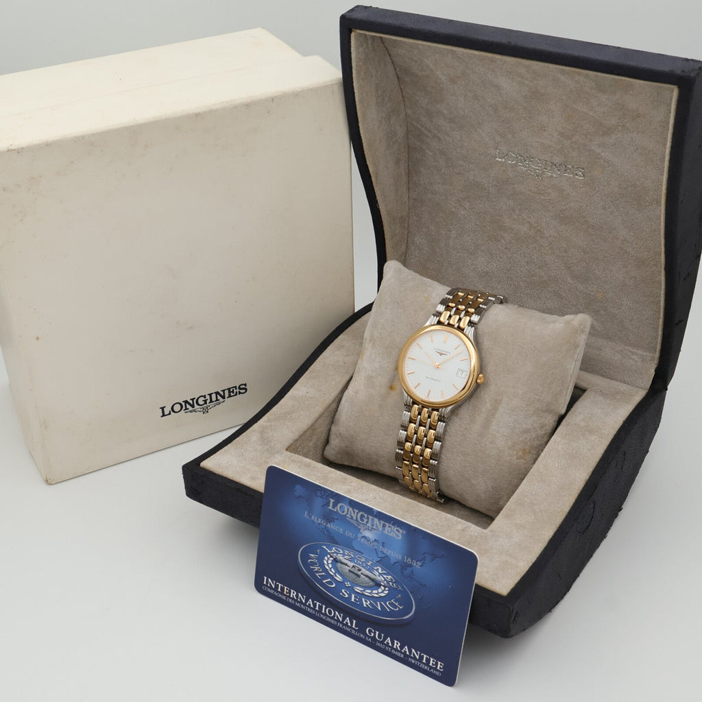 LONGINES Longines La Grande Classique L5.650.3 Automatic Watch Ss/Gold Plated White image 10