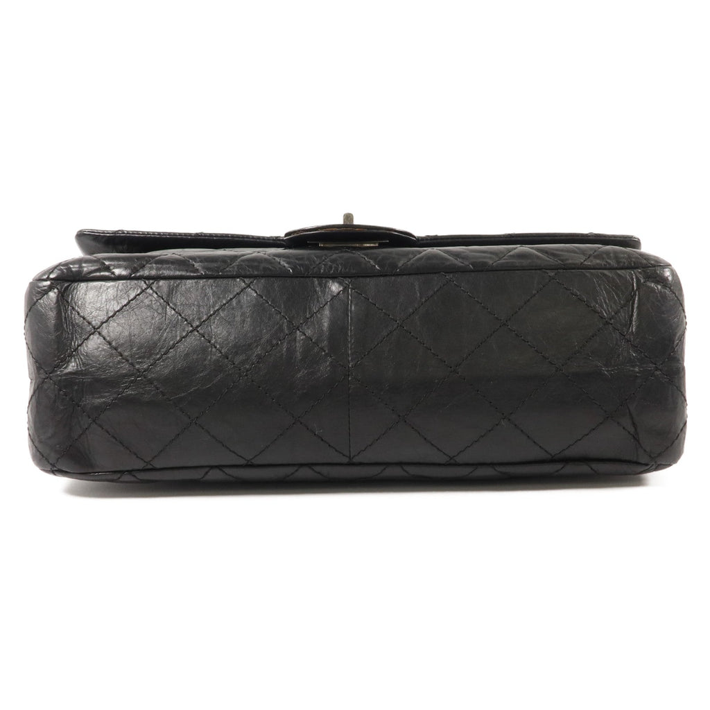 CHANEL Chanel Cc Shw 2.55 Maxi Chain Shoulder Bag Calfskin Leather Black image 4