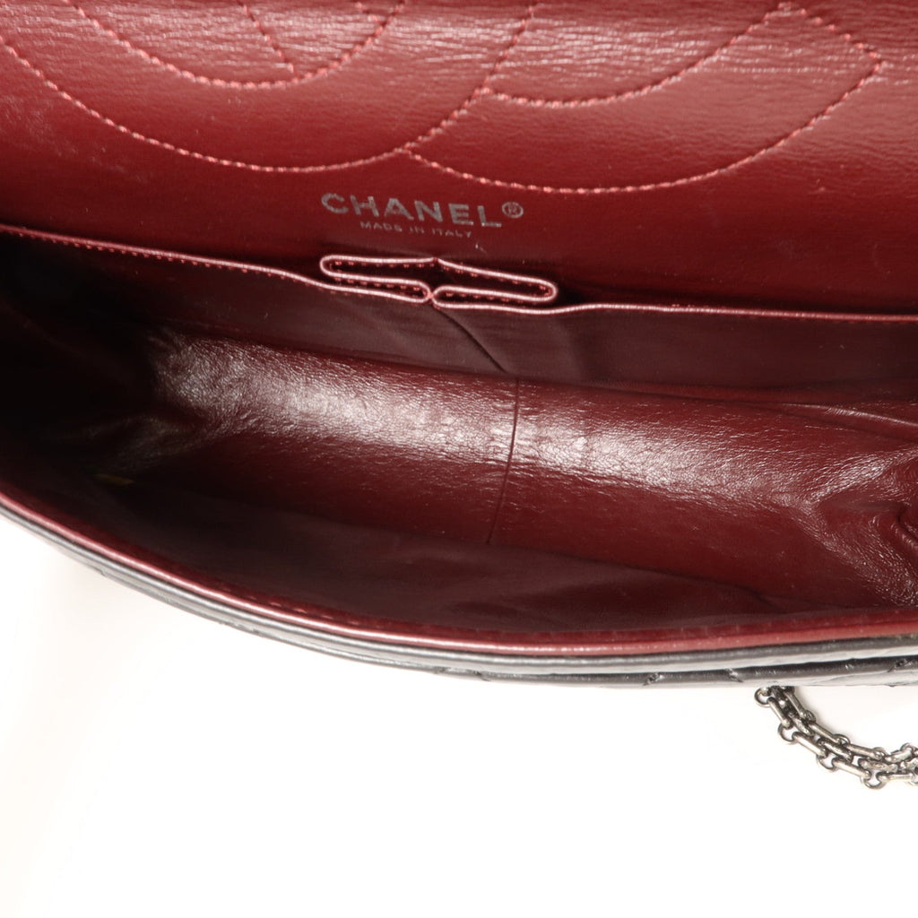 CHANEL Chanel Cc Shw 2.55 Maxi Chain Shoulder Bag Calfskin Leather Black image 5