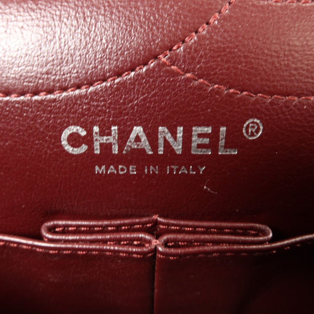 CHANEL Chanel Cc Shw 2.55 Maxi Chain Shoulder Bag Calfskin Leather Black image 6