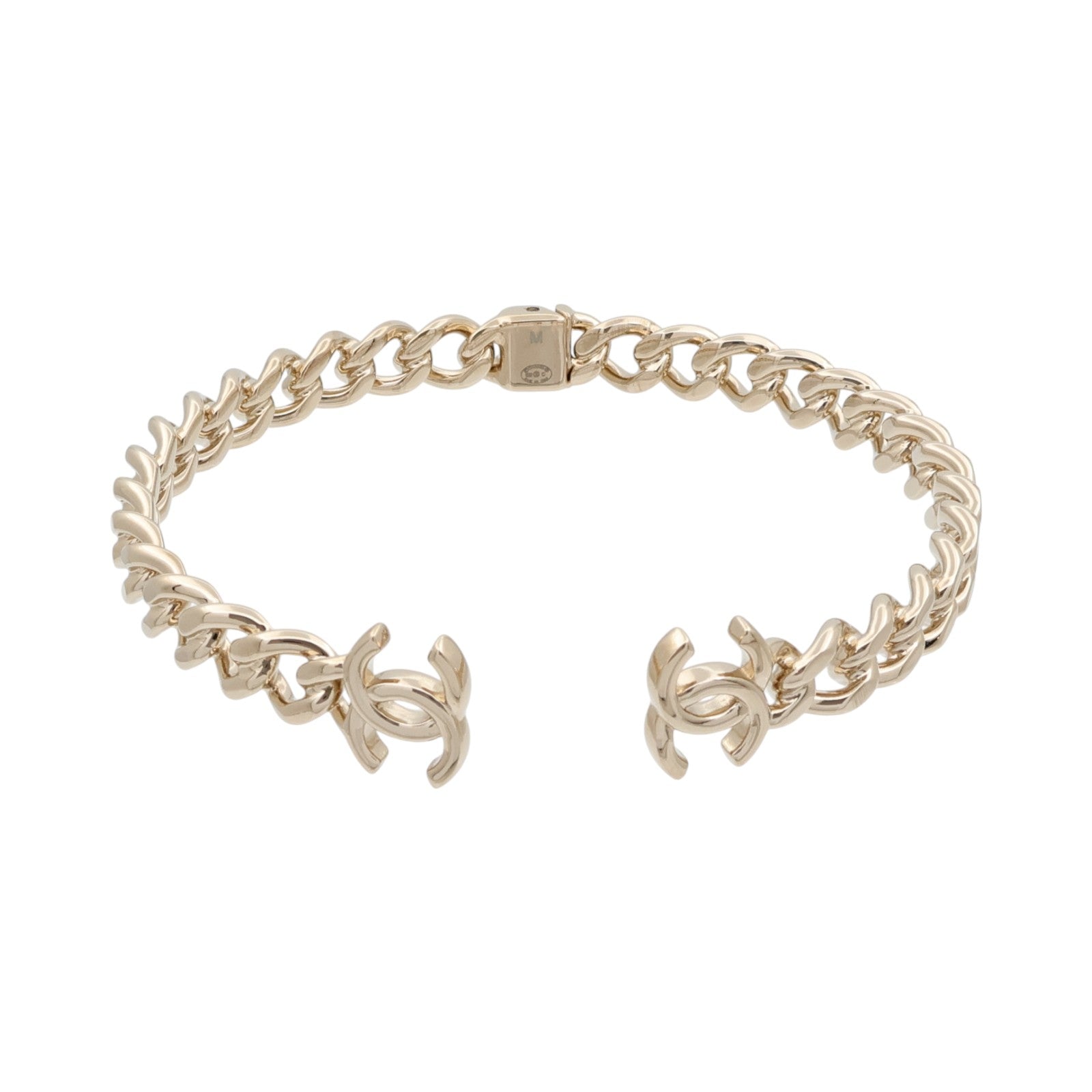 CHANEL Chanel Cc Choker Necklace B22c Metal Gold image 1