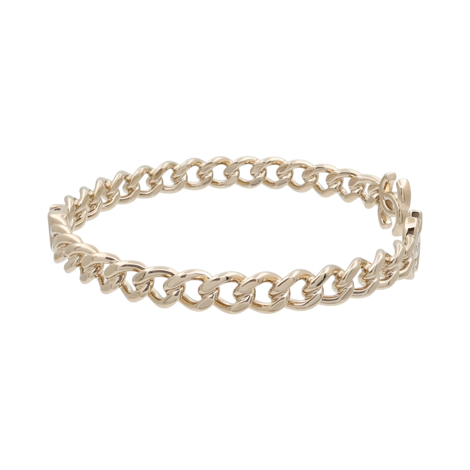 CHANEL Chanel Cc Choker Necklace B22c Metal Gold image 4