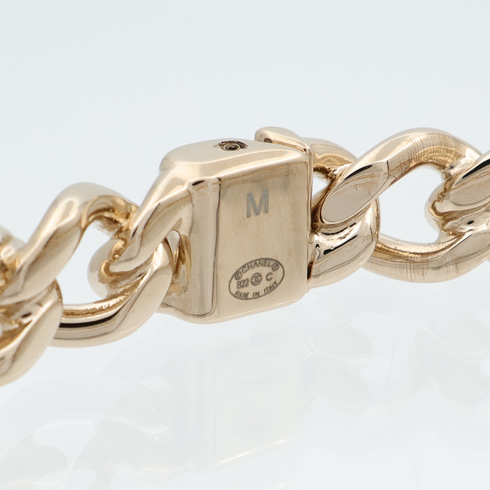 CHANEL Chanel Cc Choker Necklace B22c Metal Gold image 6