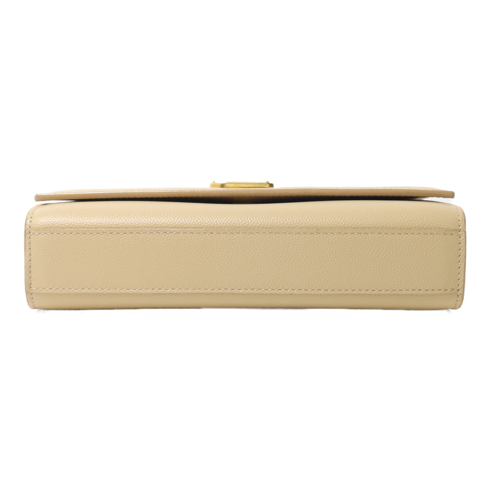 SAINT LAURENT Saint Laurent Ysl Ghw Kate Small Chain Shoulder Bag 469390 Calfskin Beige image 4