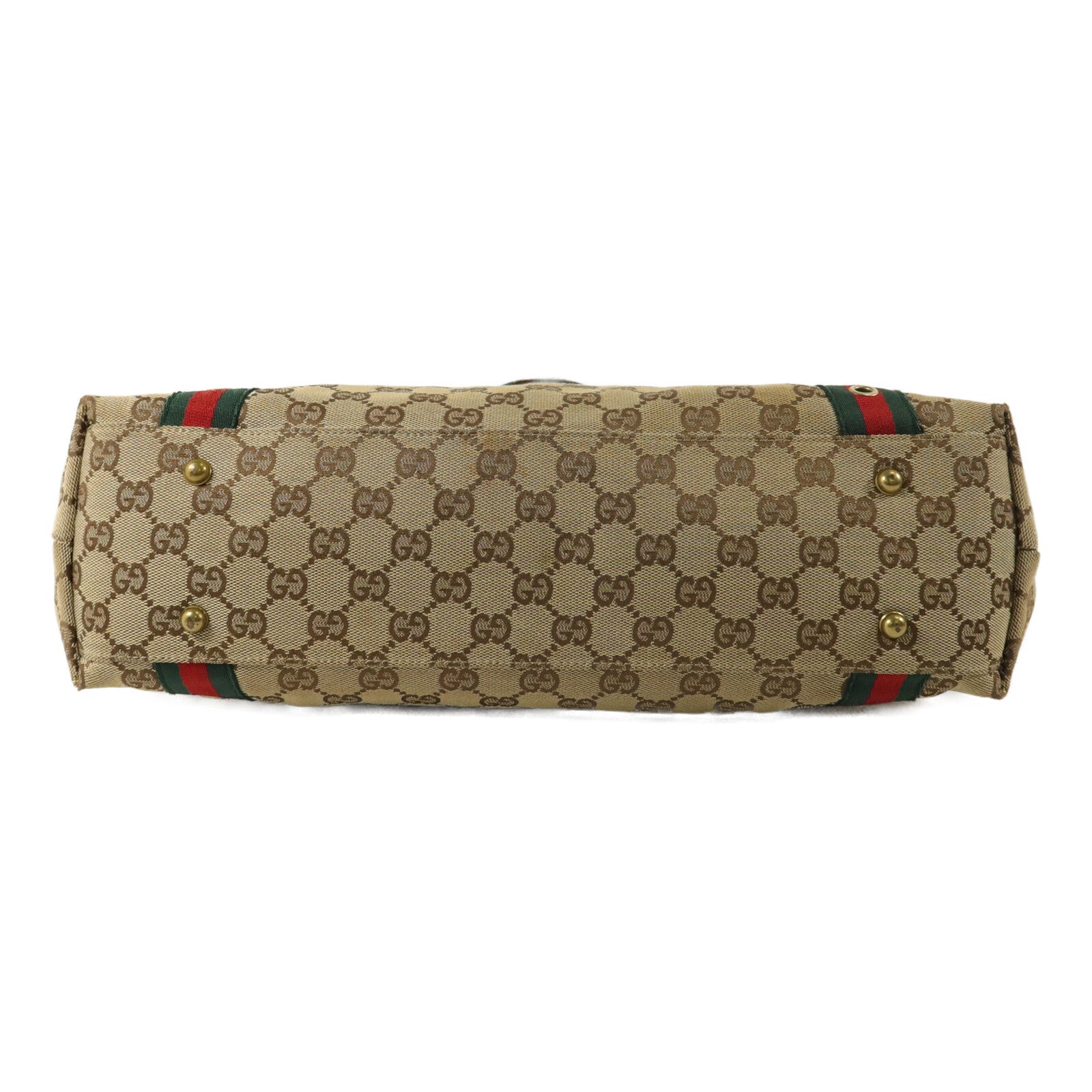 GUCCI GUCCI GG GHW SHOULDER BAG 144188 CANVAS BROW image 4