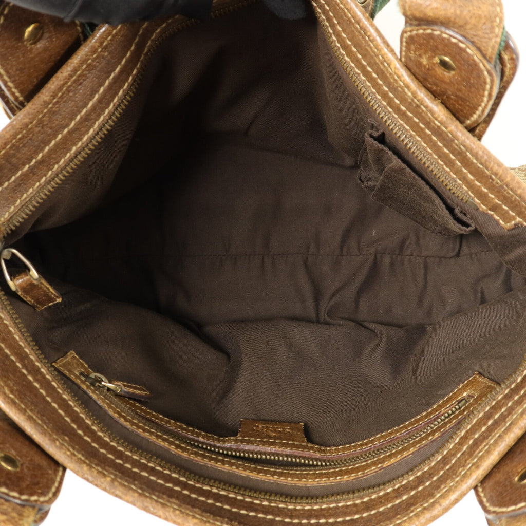 GUCCI GUCCI GG GHW SHOULDER BAG 144188 CANVAS BROW image 5