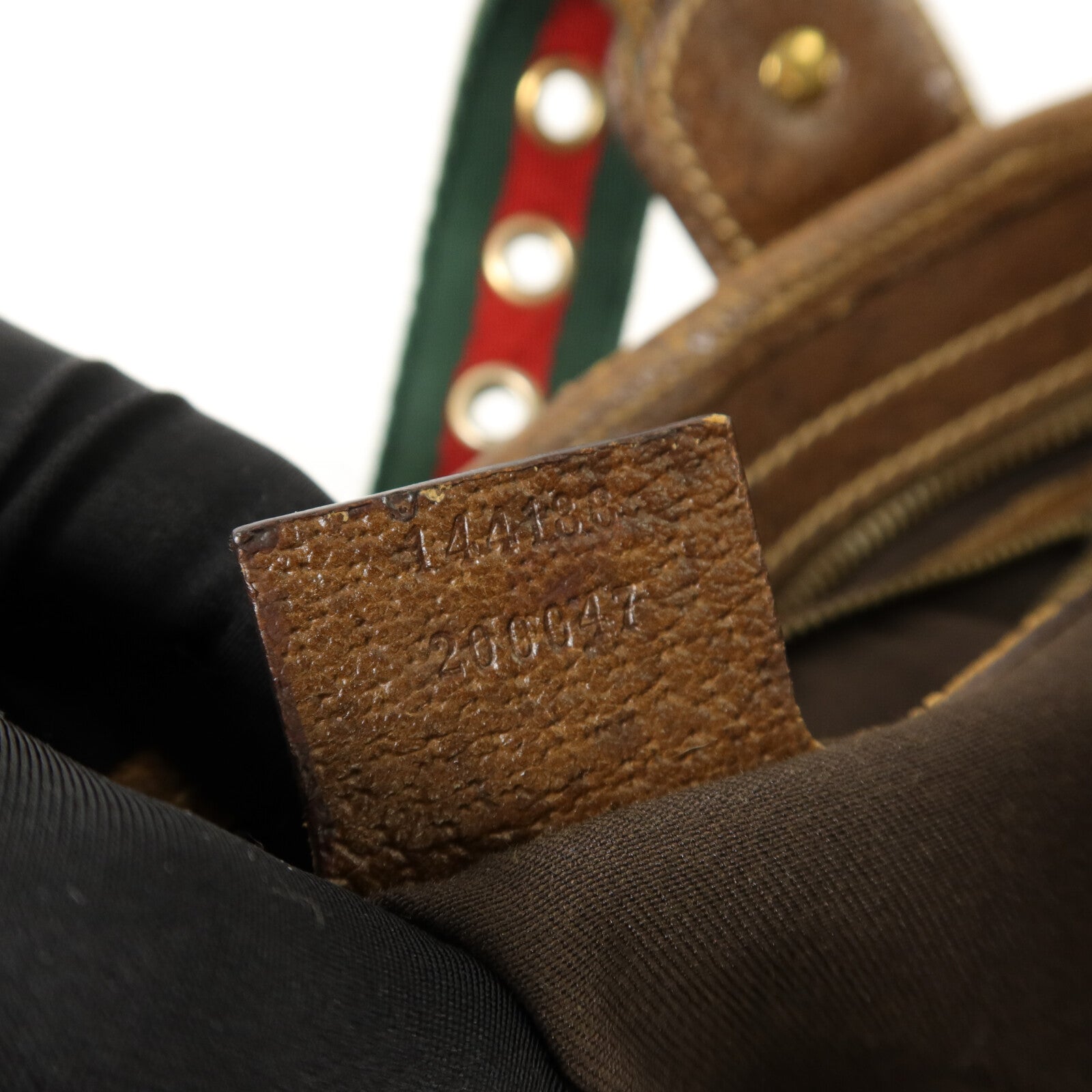 GUCCI GUCCI GG GHW SHOULDER BAG 144188 CANVAS BROW image 10