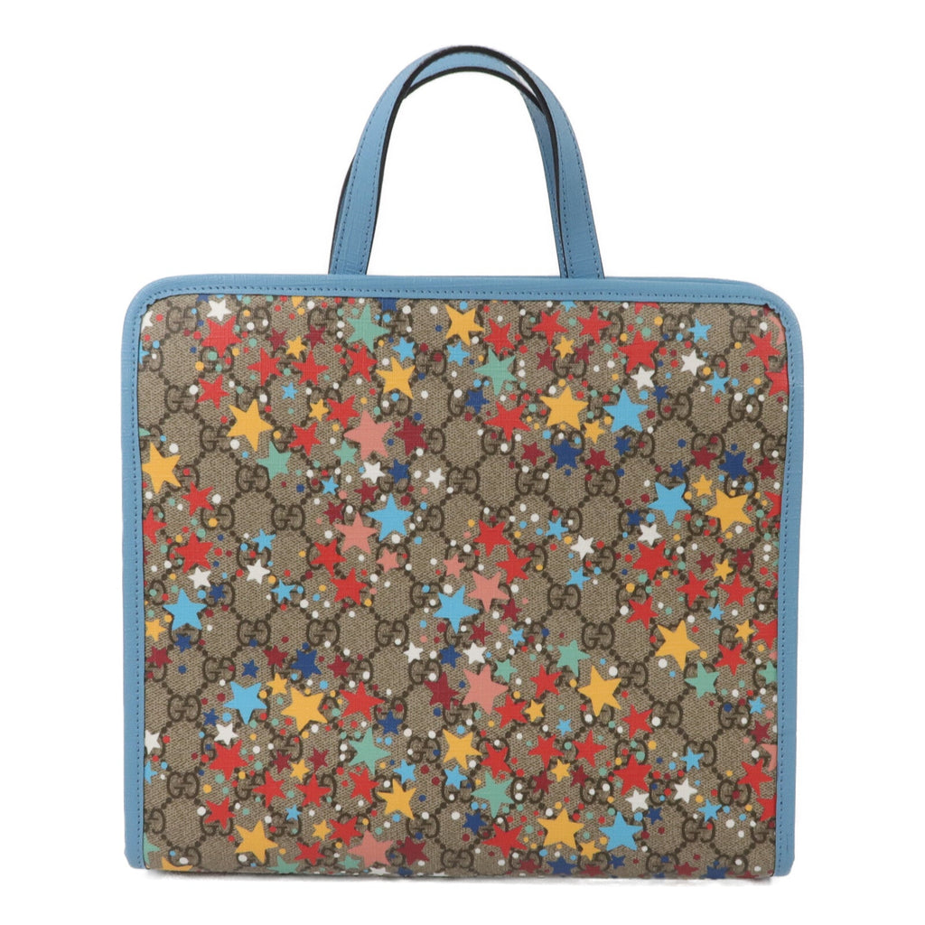 GUCCI Gucci Gg Shw X Yuko Higuchi Kids Tote Bag 630542 Coated Canvas Brown image 1