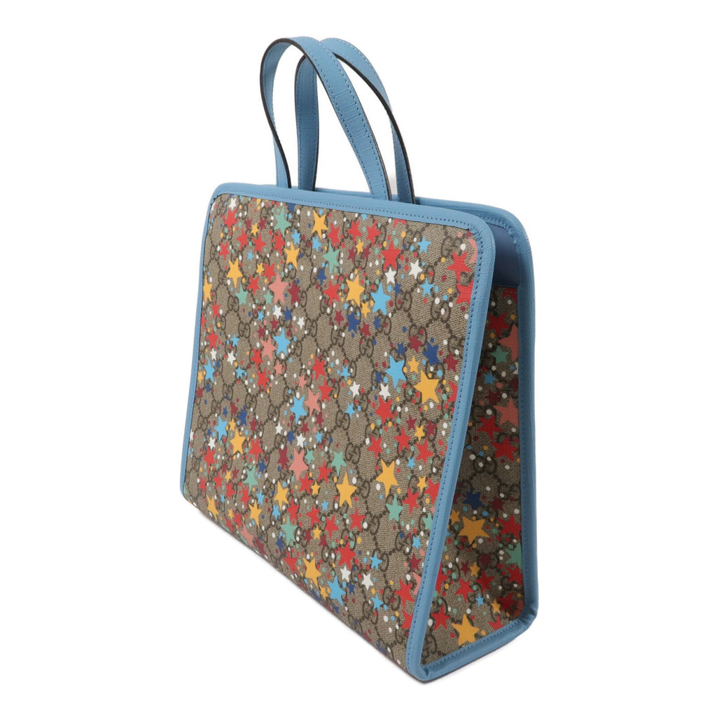 GUCCI Gucci Gg Shw X Yuko Higuchi Kids Tote Bag 630542 Coated Canvas Brown image 3